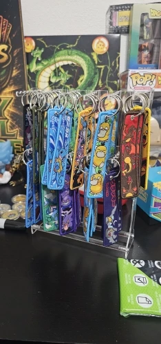 Japanese Anime Elf Monsters Keychain for Cars Backpack Key Holders Embroidery Keyrings Key Tag Jet Tag Accessories Gifts 1pcs photo review