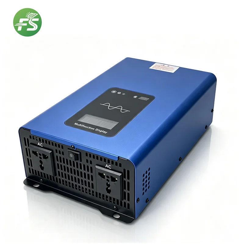 Fonsoul Off Grid Solar Inverte Pure Sine Wave Inverter 1600W DC 12V 24V to AC 220V Converter Camping Home Appliance & Automotive