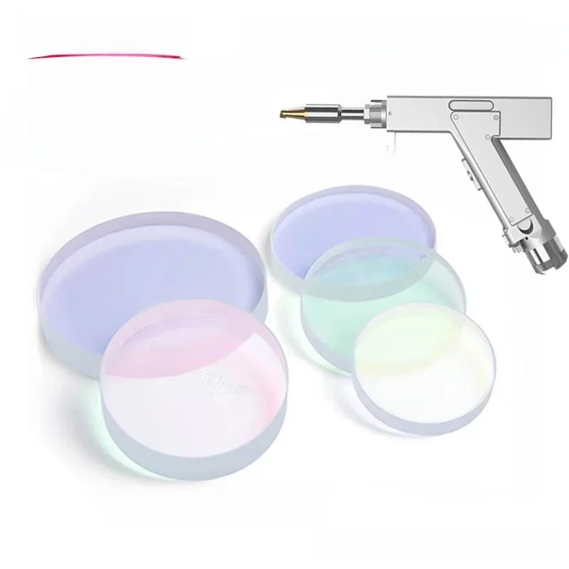 Lassen Laser Lens Beschermende Windows Glas voor Handheld Gun Head D10 D18 D20 D30 D40mm Optische 1064nm 0-3kw 0-6kw Lasmachine - afbeelding 2