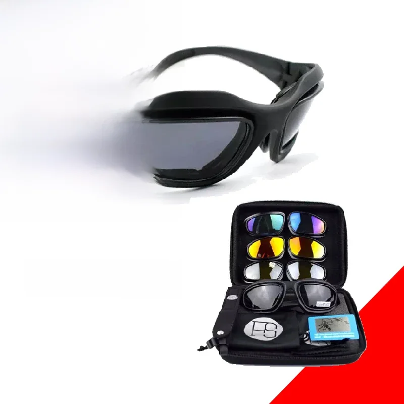 AliExpress RUIN HAWK Outdoor skiing glasses, road cycling glasses, army combat glasses, hiking and fishing glasses, UV