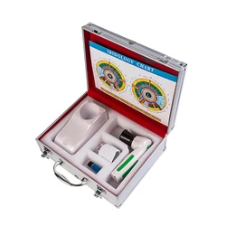 2024 new household clinical use 3d body health scanner machine 12 MP LED light control iriscope iridology camera iris analyzer