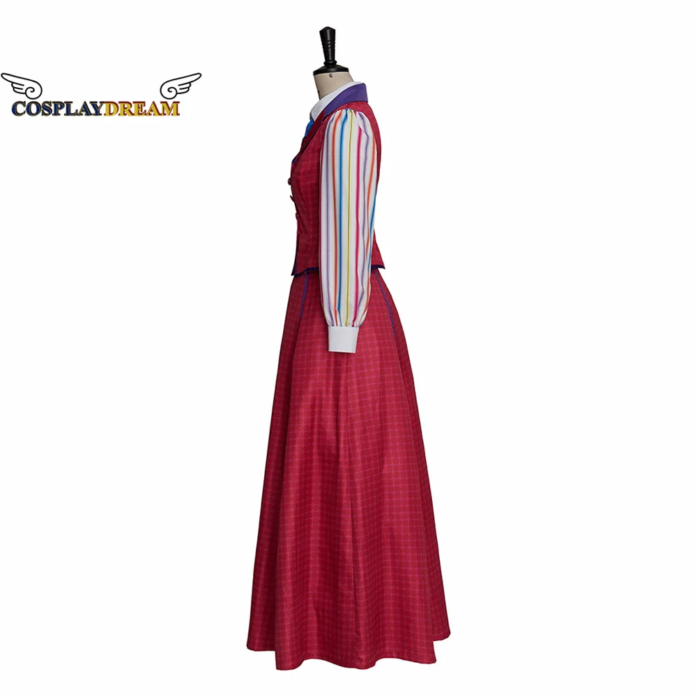 (متوفر) أزياء نيوسيز الموسيقية كاثرين سباك التأثيرية كاثرين مراسل البدلة فستان المسرح للنساء أزياء كرنفال الهالوين