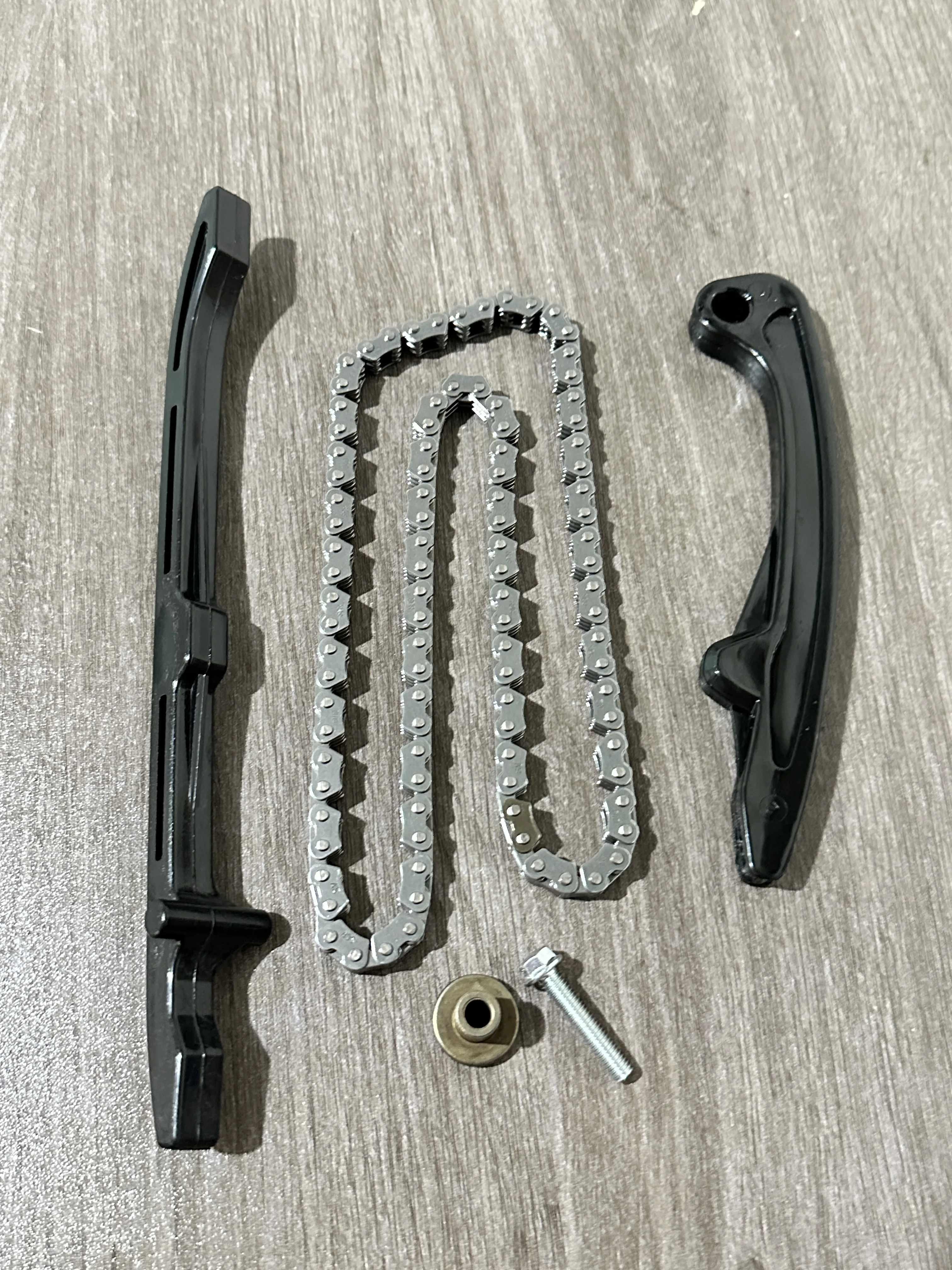 Motorcycle Zongshen Engine Nc250 (Zs177Mm) Timing Chain 7×100 _ Toothed Chain _ Did Tensioner Plate Combination Replacement Parts