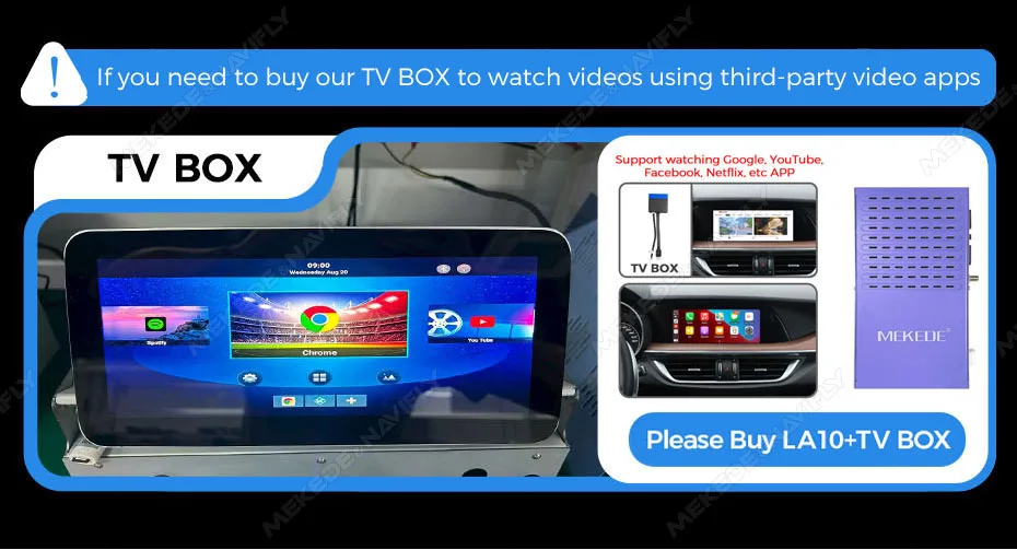 MEKEDE Kabelloses Carplay BOX Android Auto MINI BOX für Alfa Romeo Giulietta OEM-Bildschirm Upgrade-Modul DSP BT Unterstützt YOUTUBE Netflix Twitch TikTok Facebook Kamera Carplay BOX Unterstützt Mirror Link HDMI IN Sprachsteuerung – Detail 4