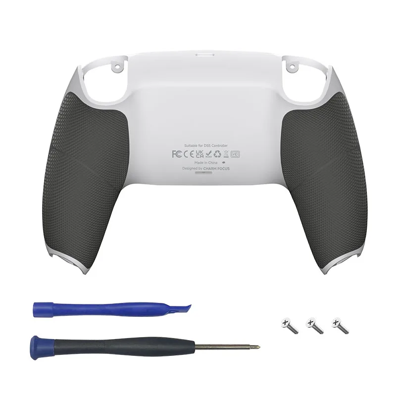 Neu gestaltetes zweifarbiges rutschfestes Bodengehäuse für PS5-Controller, Ersatz für die Modelle BDM-010, 020, 030, 040, 050 – Detail 9