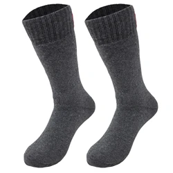 Thermal Insulated Socks for Men Seamless Toe Reinforced Heel Pre-Washed and Odor Free Shoe Size 8-11.5