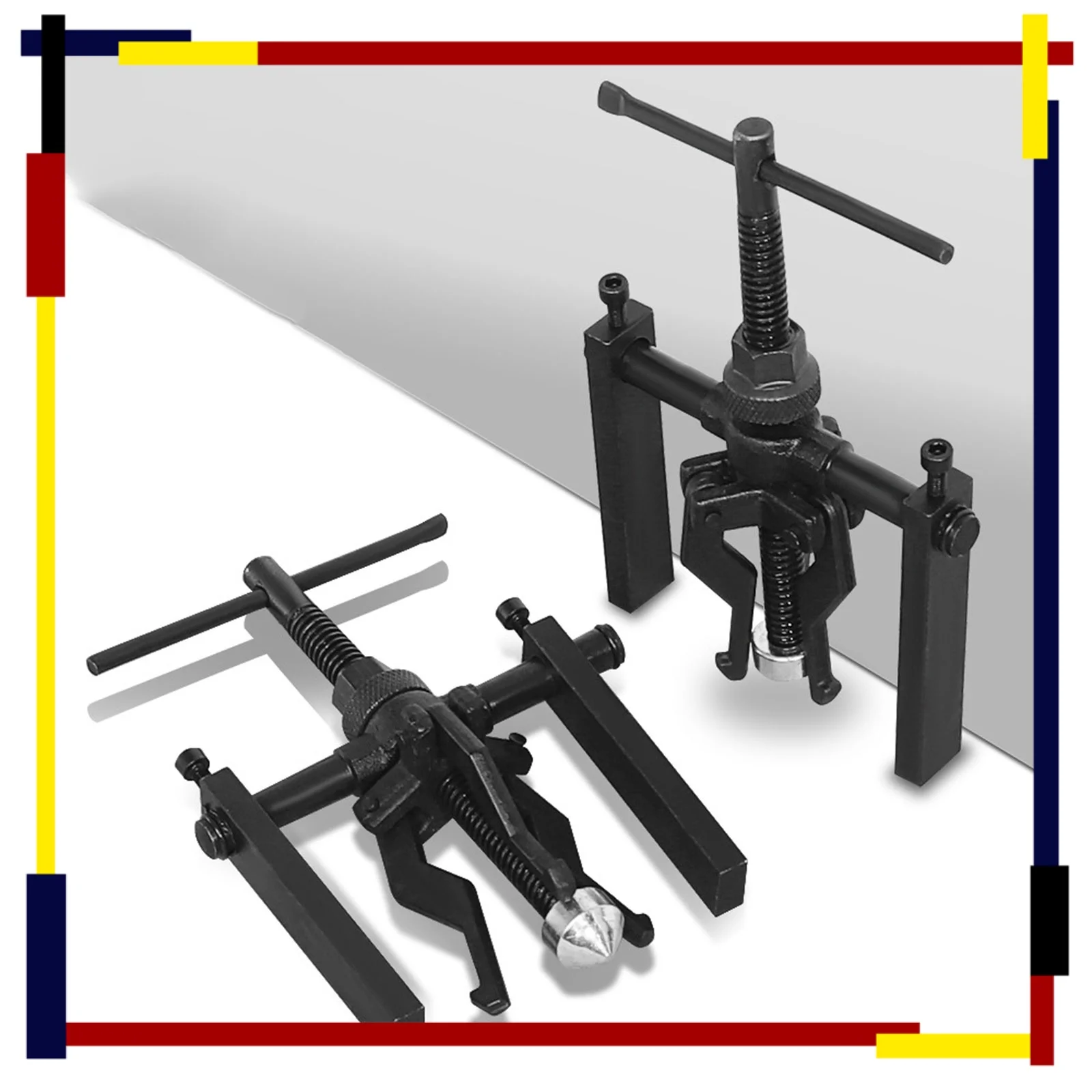 

3 Jaw Bearing Puller Multifunctional Automotive Kit Repair Tools Gear Puller 0.7 inches to 1-1/2 inches Bearing Range Sturdy