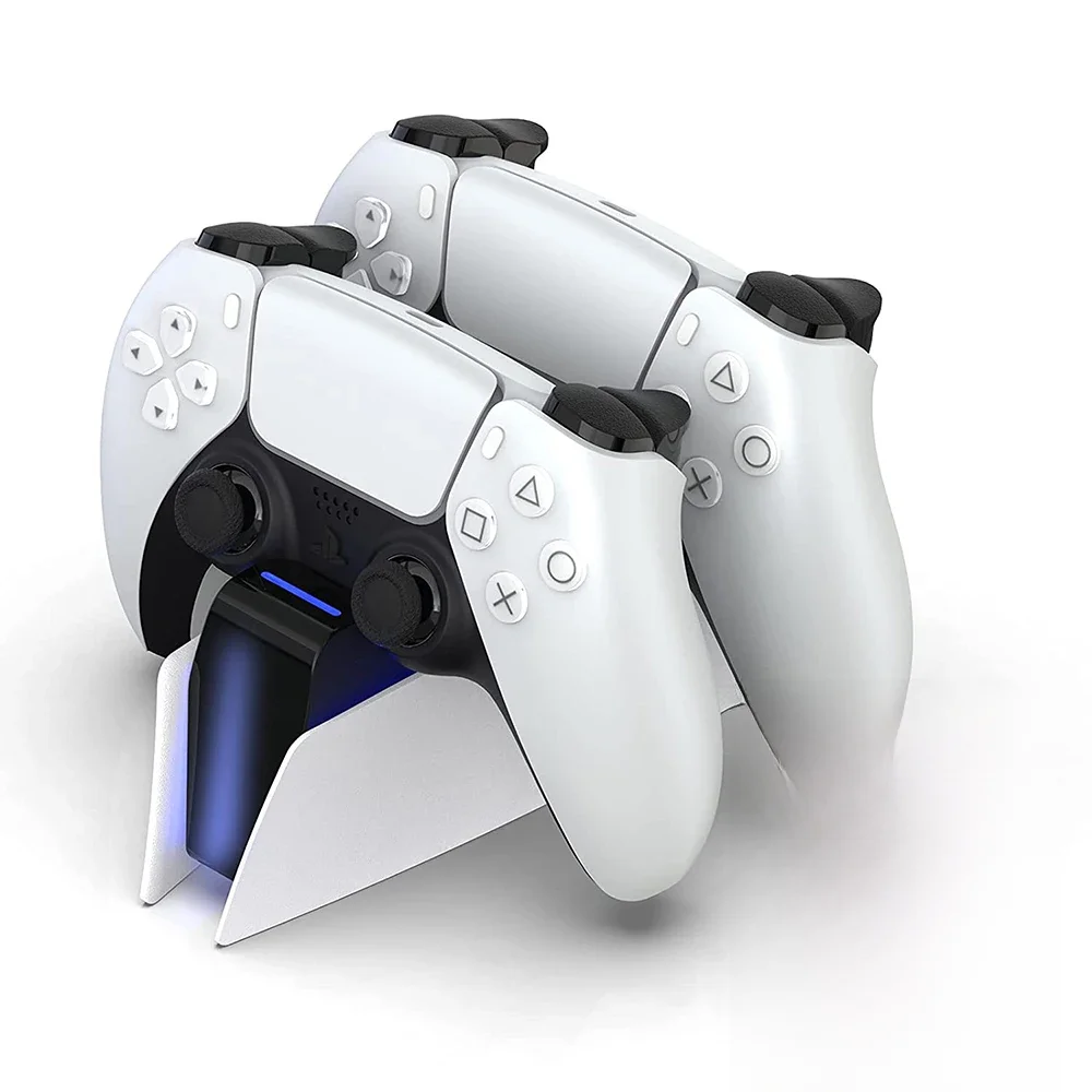 Para ps5 tipo-c dualsense estação de carregamento dupla doca carregador suporte para playstation 5