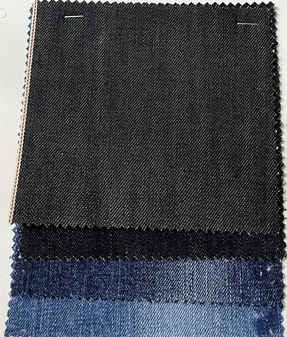 14oz Stretch Selvedge Denim Fabric 30/31 Inch Stretch Jeans Indigo Blue Selvedge Denim Material By The Yard Free Ship W3202312