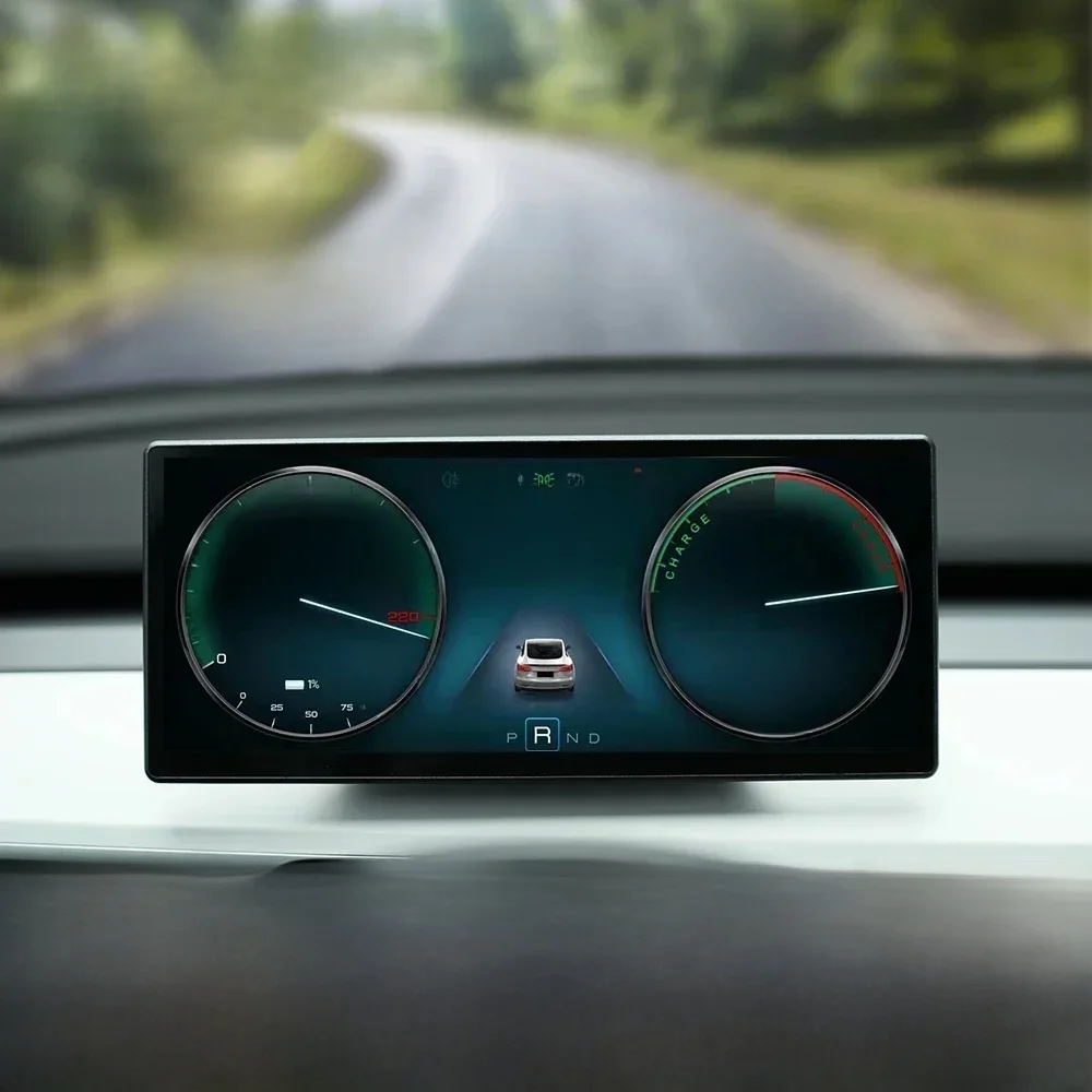 CSSBOON Model Y Dashboard Display 9 Inch Groot Scherm voor Tesla Model 3 Frontcamera Optie Ondersteuning Draadloze CarPlay - afbeelding 2