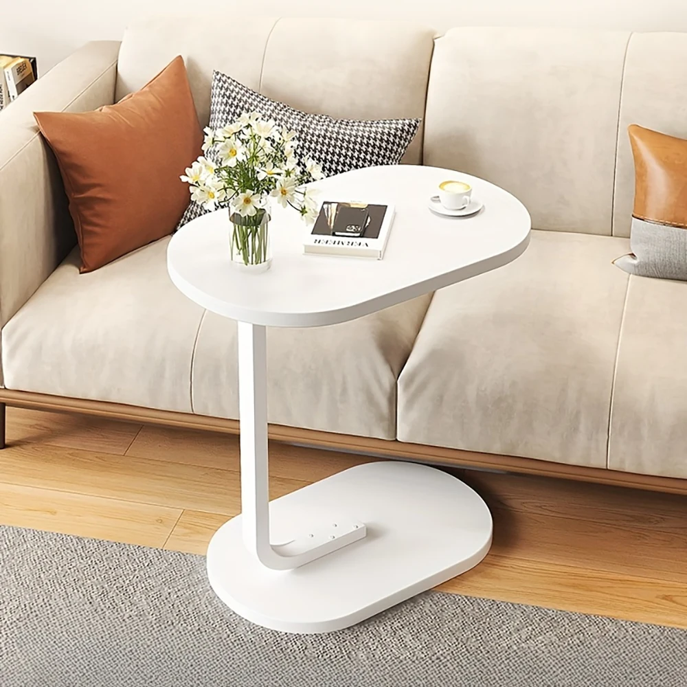 طاولة جانبية مستديرة لاسترخاء الصليم ، طاولة أريكة لغرفة المعيشة ، طاولة ضيقة