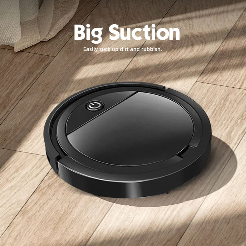 Household Rechargeable Smart Auto Floor Sweep Mop Machine With Water Tank Wireless RC Robot Vacuum Cleaner