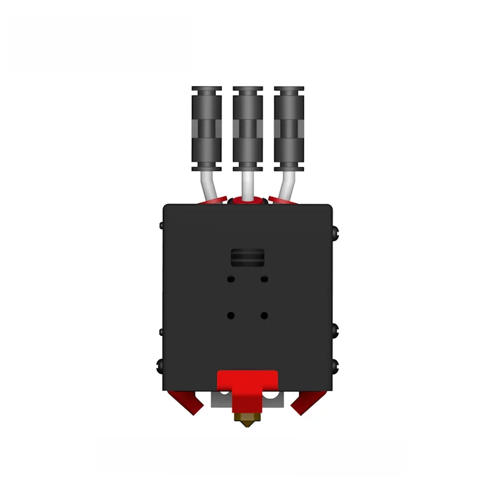 ZONESTAR-Imprimante à filament SafeV6, buse de tête d'impression, assemblage Hotend, 4 couleurs, 6e version, document mix, entrée et sortie, 1.75mm