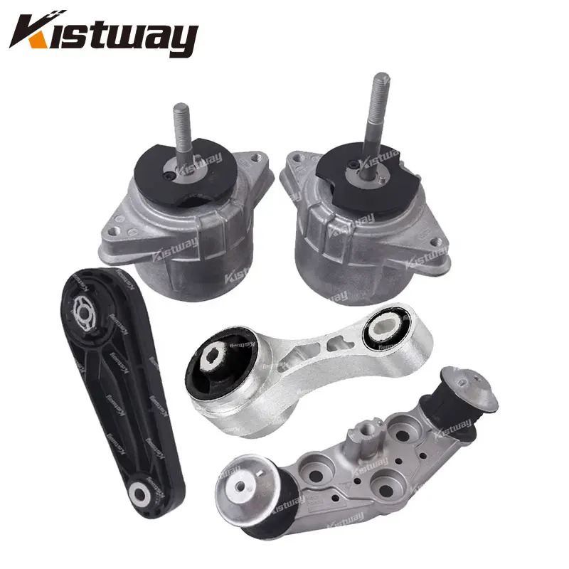 5PCS Good Engine Gearbox Support Motor Mount Kit For Porsche Panamera 970 2010-2016 4.8T V8 94837505711 94837505811 97037504140