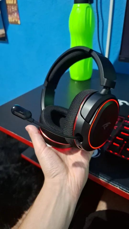 Picun G2 2.4G Wireless Gaming Headset Bluetooth Headphones 5ms Low Latency 7.1 Surround ENC Mic For PC PS4 PS5 Phone Switch photo review