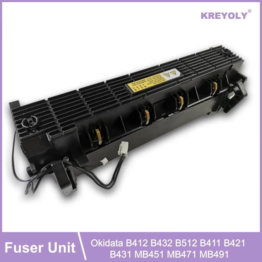 Premium Compatible Fuser Unit for Okidata B412 B432 B512 B411 B421 B431 MB451 MB471 MB491 ES5112 ES5162 Fuser Assembly