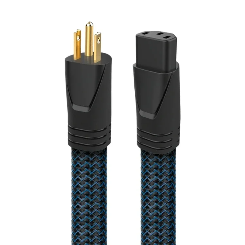 Moessonvoedingskabel Perfect-Oppervlak Koper + (Psc +) Langkorrelige Koper (Lgc) Hifi-Audioversterker AC-Netsnoer Us/Eu-Stekker - afbeelding 2