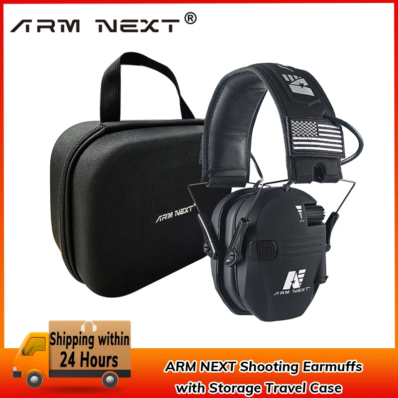 

ARM NEXT Earmuffs Active Headphones for Shooting Electronic Hearing protection Ear protect Noise Reduction hunting headphone