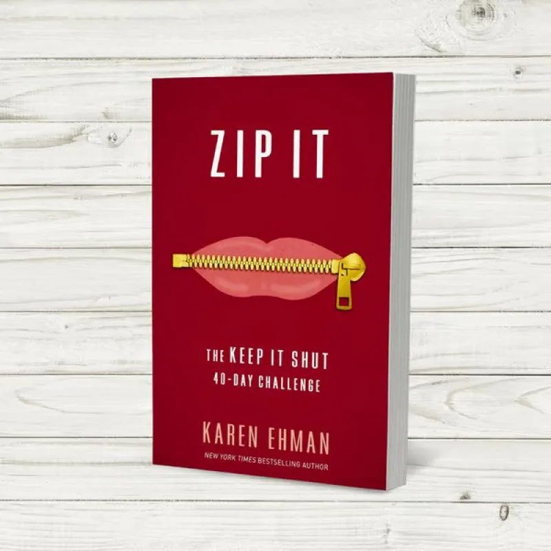 Zip It 40-Day Challenge by Karen Ehman, Christian Daily Devotional Book