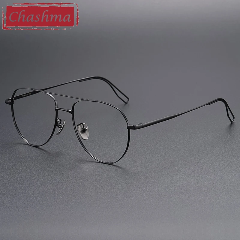 

Chashma Prescription Glasses Men Fashion Titanium Alloy Eyeglasses Frame Optical Eyewear Women For Recipe Lenses Spectacles