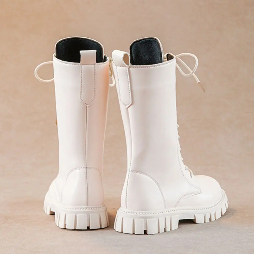 Kids Girls Kpop Demon Hunters Rumi Zoey Mira Cosplay Boots Shoes Child Leather Shoes Roleplay Halloween Carnival Costume Props