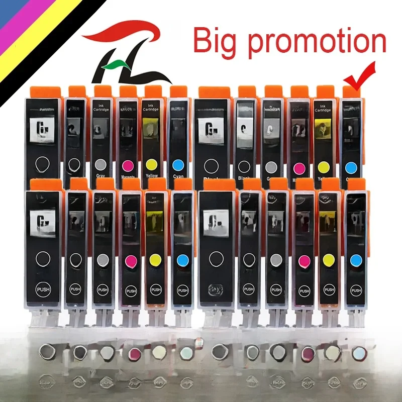 24PK PGI525 Cartouche D'encre pour Canon Pixma MG5150 MG5250 MG5350 MX885 MX895 MX715 IP4850 IP4950 Imprimante Cartouche PGI-525 CLI-526