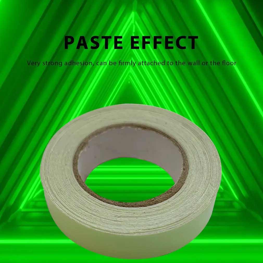 Luminous Tape 1.5cm*1m 12MM Self-Adhesive Tape Night Vision Glow In Dark Safety Warning Security Stage Home Decoration Tapes