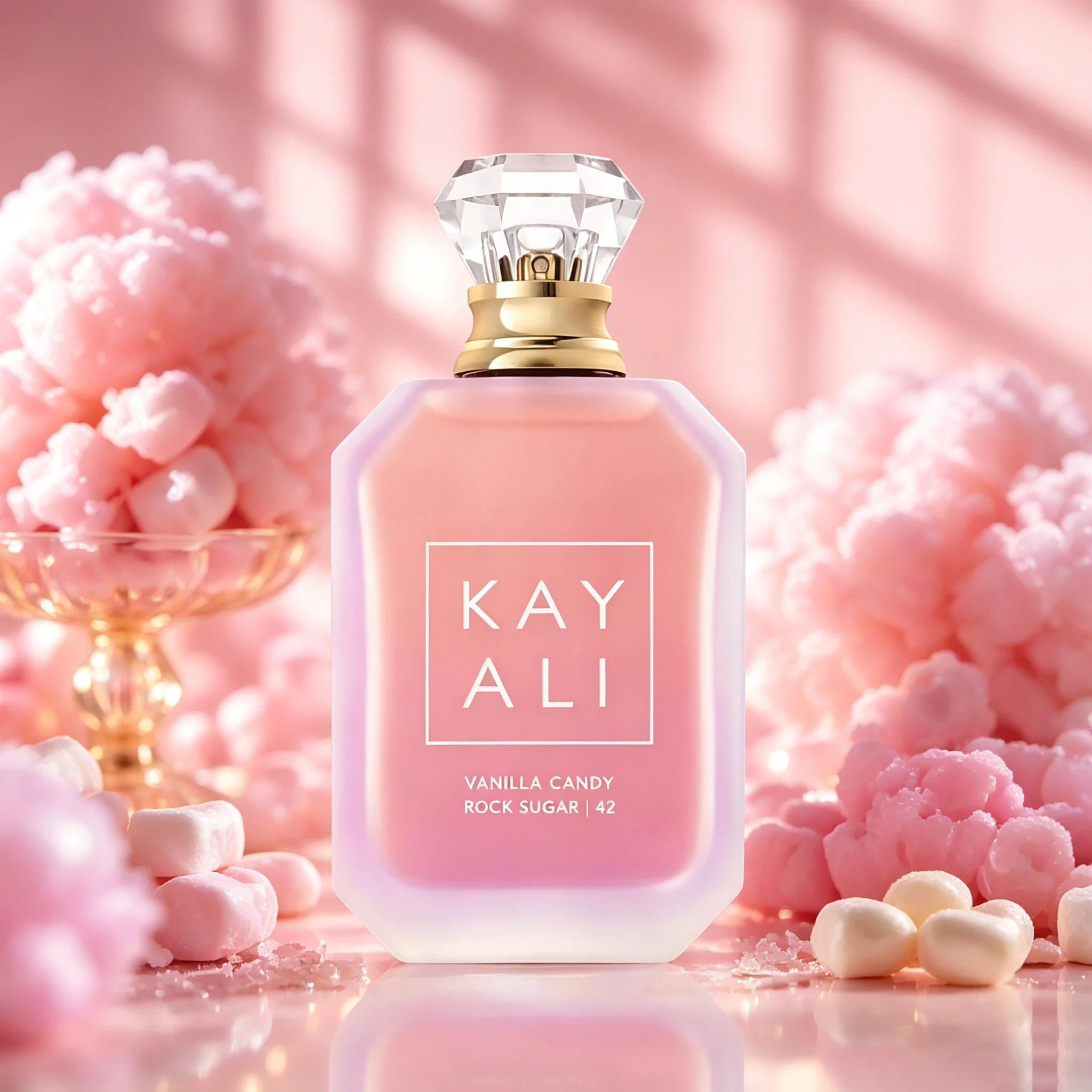 Délicieux Parfum Vanille Candy Rock Sugar 42 Fragrance 100ml 3.3 FL OZ Eau de Parfum Longue Durée Spray Pêre Douce Jasmin Musc Cologne Spray