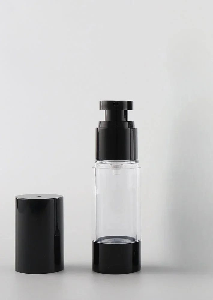 Bouteille distributrice à pompe sans air africaine Black, vaporisateur sous vide, crème de gratitude, tous les jours, 15ml, 30ml, 50ml, 80ml, 100ml, 120ml