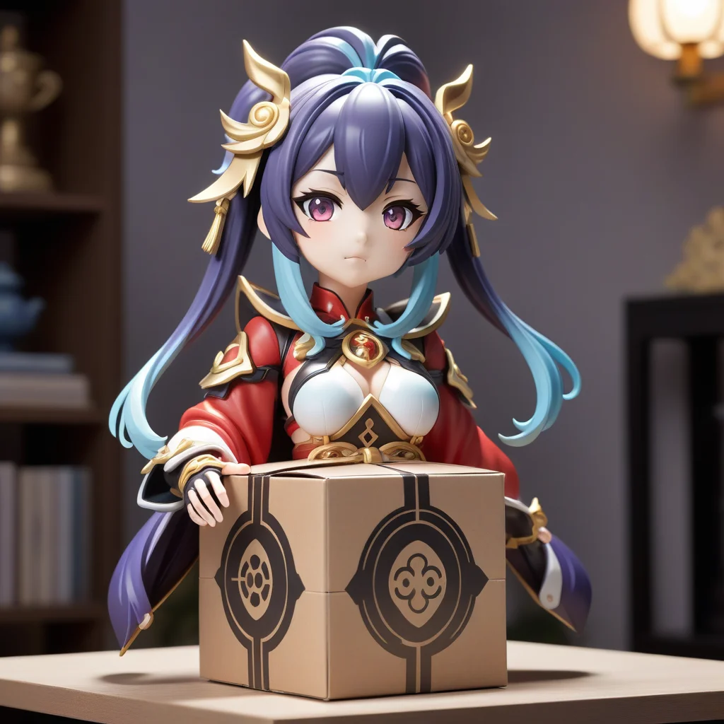 Genshin Impact Mystery Box, Anime Figure Game, Action Figure Blind Box, Lucky Model Butter