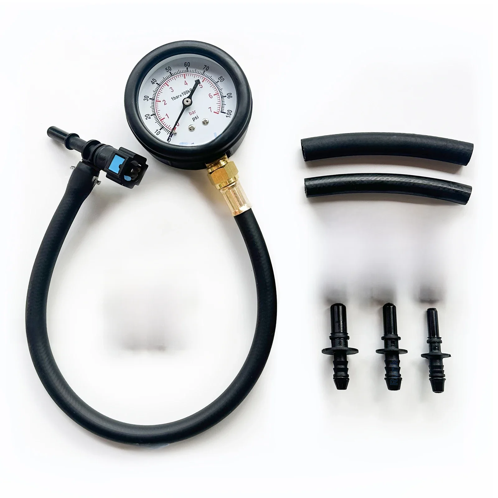 Fuel Pressure Test Kit, combustível manômetro, combustível injeção bomba Tester, Gauge Kit para