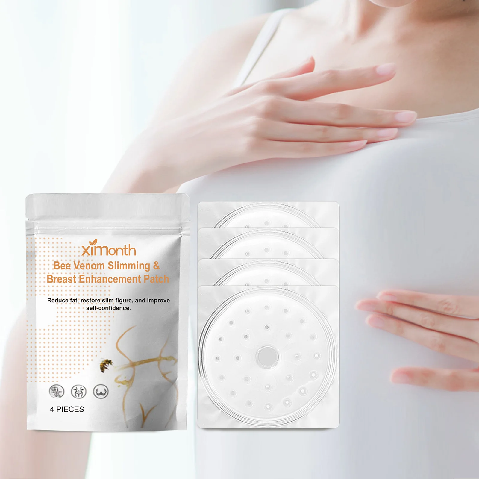 Breast Plumping Patch Bust Regrowth Lifting Firming Improve Boobs Flat Sagging Increase Elasticity Breast Enlargement Patches