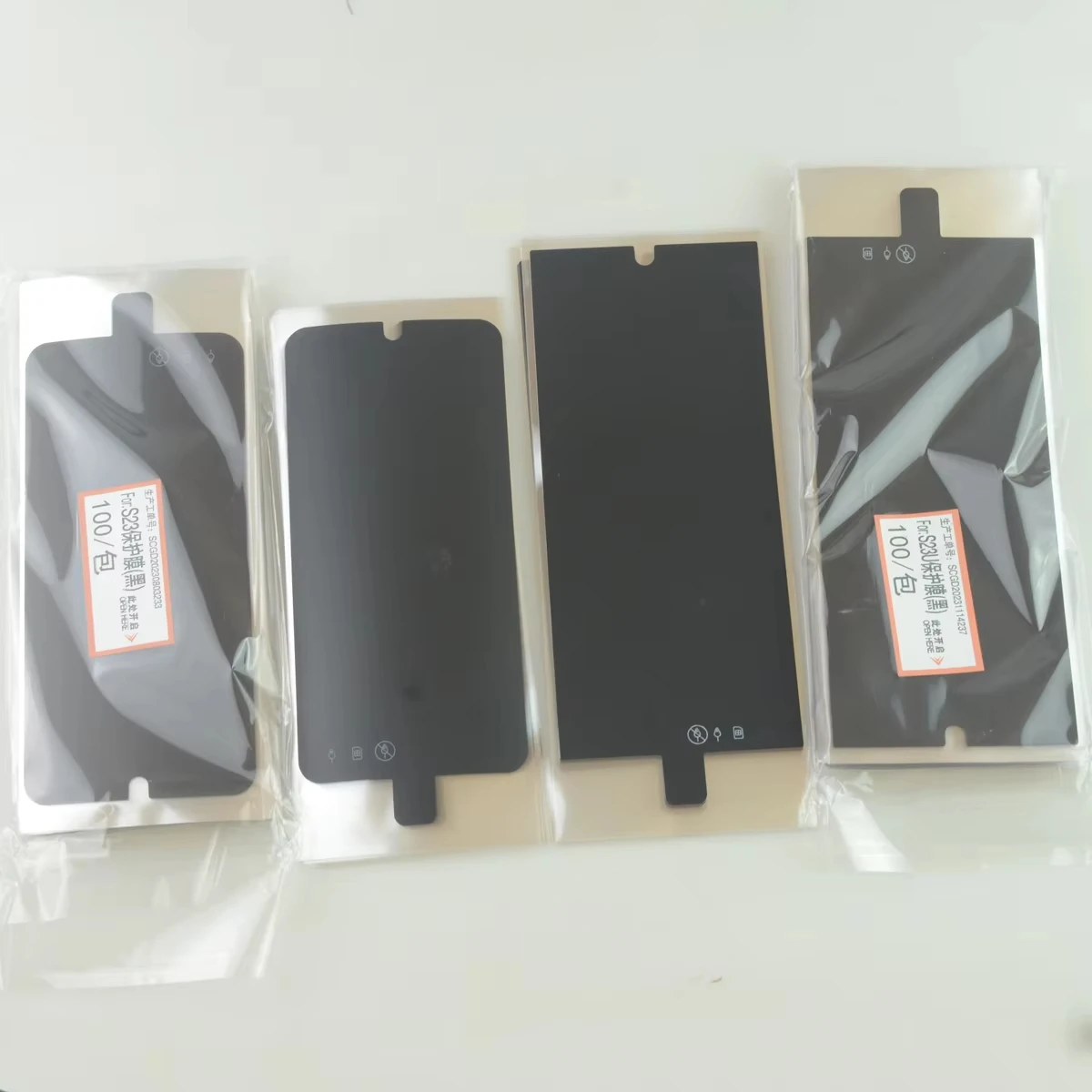 

10PCS NEW Phone LCD Screen Protector Wrap Seal Paper Film For Samsung S25 S24 S26 Ultra S26U S26 Plus+New Plastic Factory Film