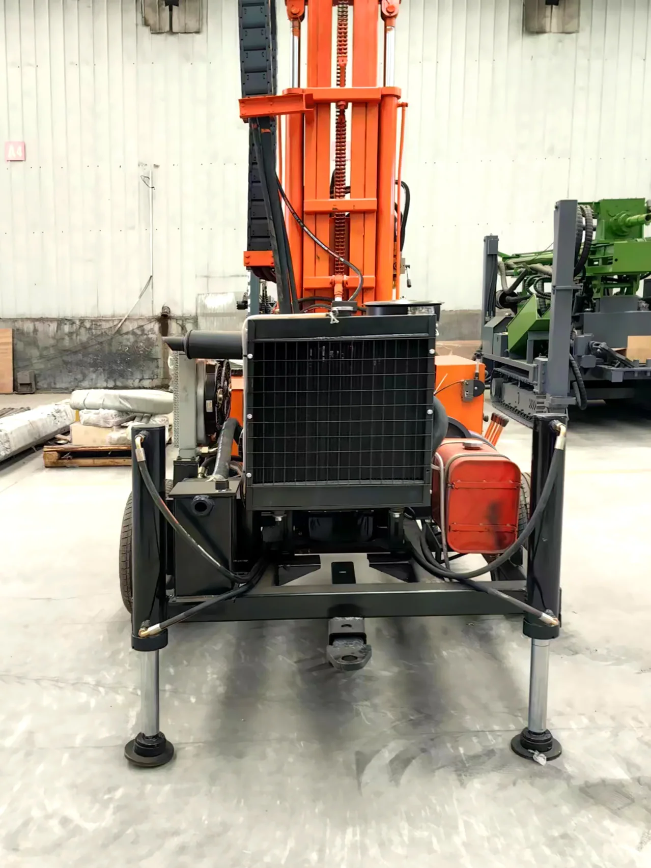 Customized 200m High Efficency Water Well Drilling Rig Ce Certificated Mini Borehole Drilling Rig