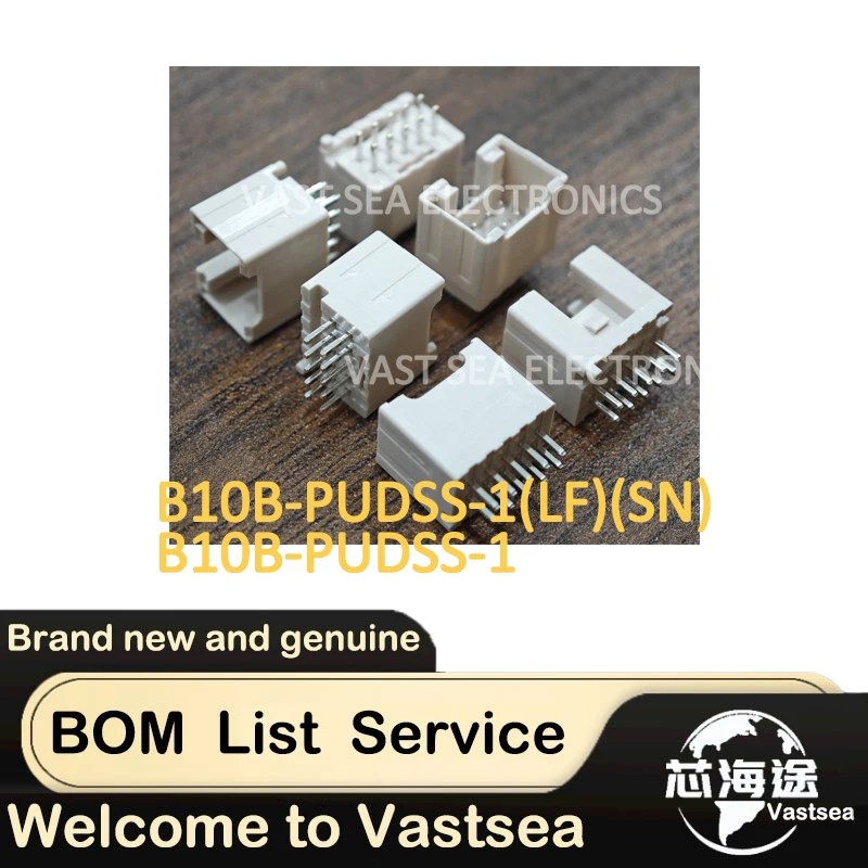 B10B-PUDSS-1, Connector Header, new and original, With BOM List Service, B10B-PUDSS-1(LF)(SN)