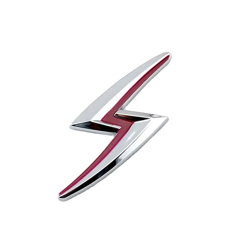 Badge Emblem Lightning Silvia S15 S14 S13 200SX 240S Chrome red color Teana Car S Sticker