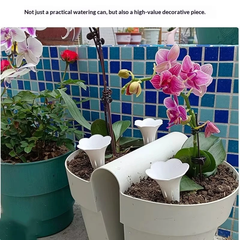 10/20Pcs Plant Breathable Watering Device Home Conical Root Protection Tube Potted Flower Prevent Root Rot Tool