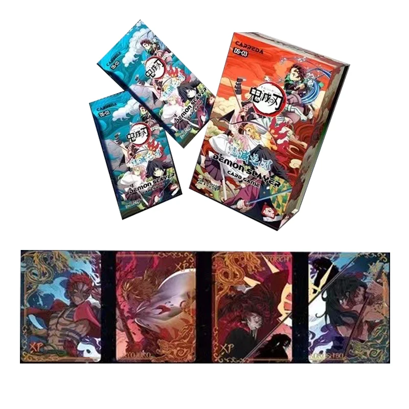 

Wholesales Demon Slayer Collection Cards Booster Box AIKAHO DS-03 WARPATH English edition Rare Anime Trading Cards