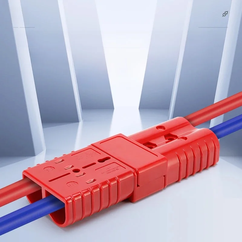 Connecteurs rapides 2 pièces 40A 50A 120A 175A 350A pour batterie de voiture, fiche d'alimentation 2P 600V, connecteurs de câbles électriques à courant élevé