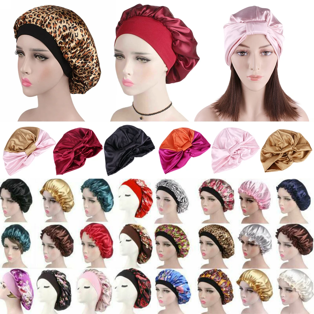 Satin Night Sleeping Cap for Women