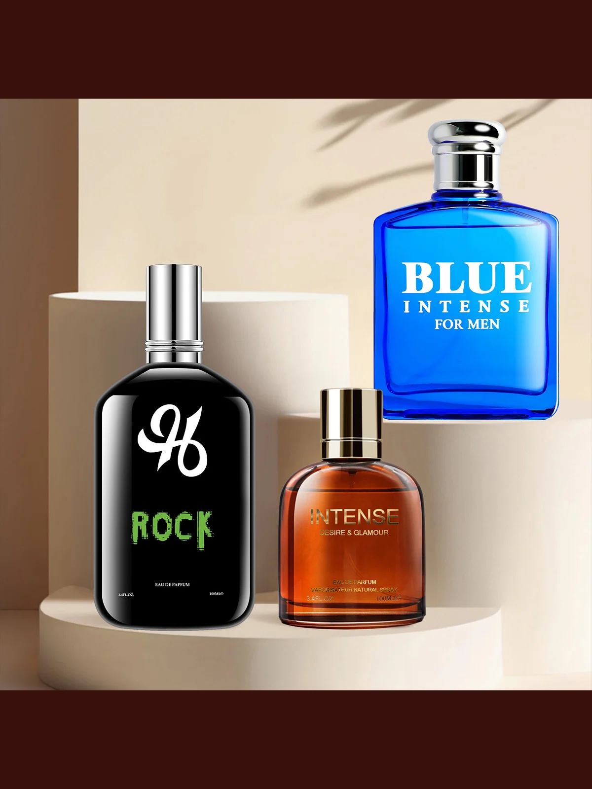 

3 ПАКЕТ/300 МЛ Мужской парфюмерный набор | Пряные восточные, ароматические ароматы дерева и океанов | Повседневная одежда для работы, тренажерного зала и социальных мероприятий