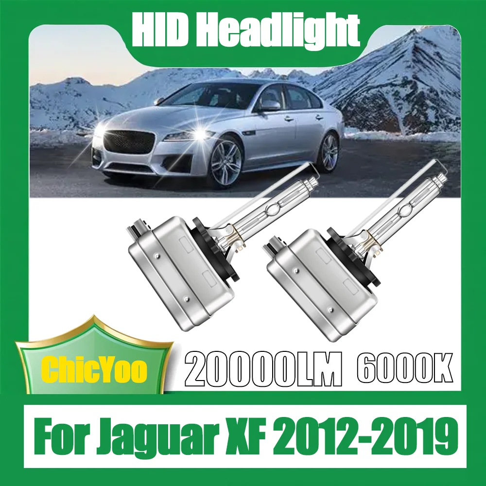 

2PCS High Power HID Xenon Headlight 6000K Super White Canbus No error 20000LM Auto Lamps Xenon Lights For Jaguar XF 2012-2019