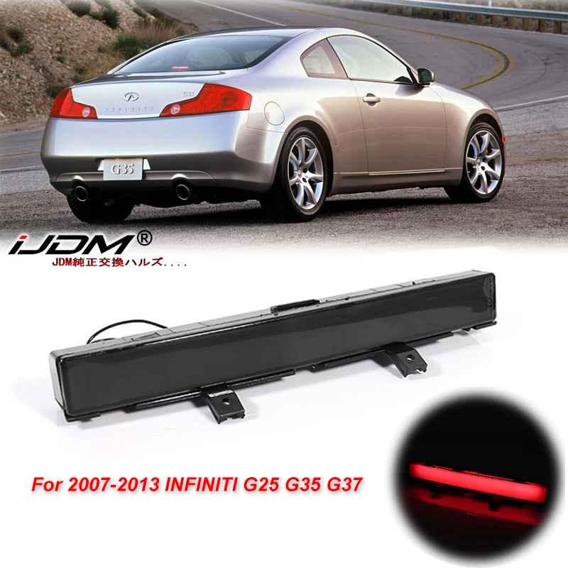 

1 шт., автомобильная красная лампа заднего хода, третья дополнительная Тормозная лампа заднего хода для INFINITI G25 G35 G37 2007-2013 годов выпуска