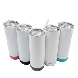 Sublimation 16oz 4 in 1 Waterproof Wireless Bluetooth Speaker Tumbler Skinny Straight Stainless Steel Vacuum Insulated Cups New