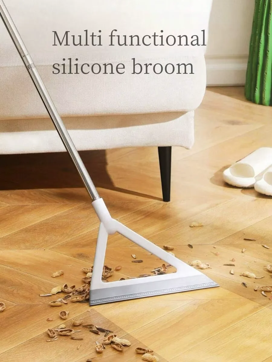 Silicone Magic Broom for Bathroom and Kitchen Ranger Residential and Commercial Floor Scraper Water and Dirty Cleaning