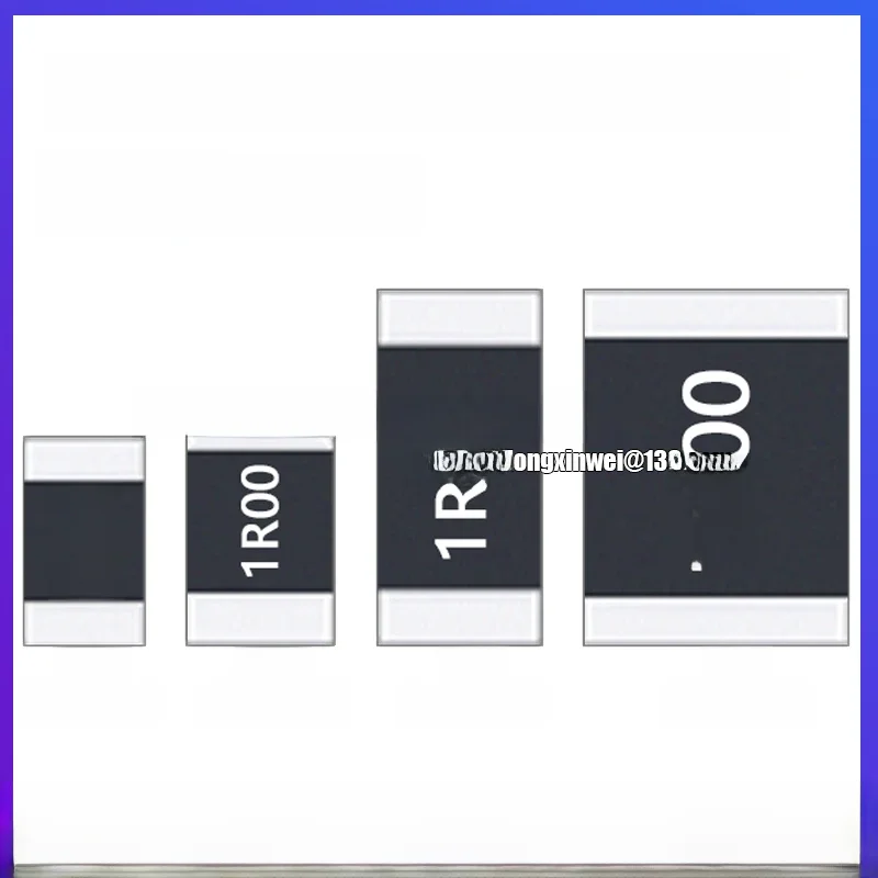 100 pièces 0603 0805 1206 1210 2010 2512 résistance SMD 5% valeurs de résistance communes 0R-10R 1R 2R 3R 4R7 5R1 résistances de haute précision