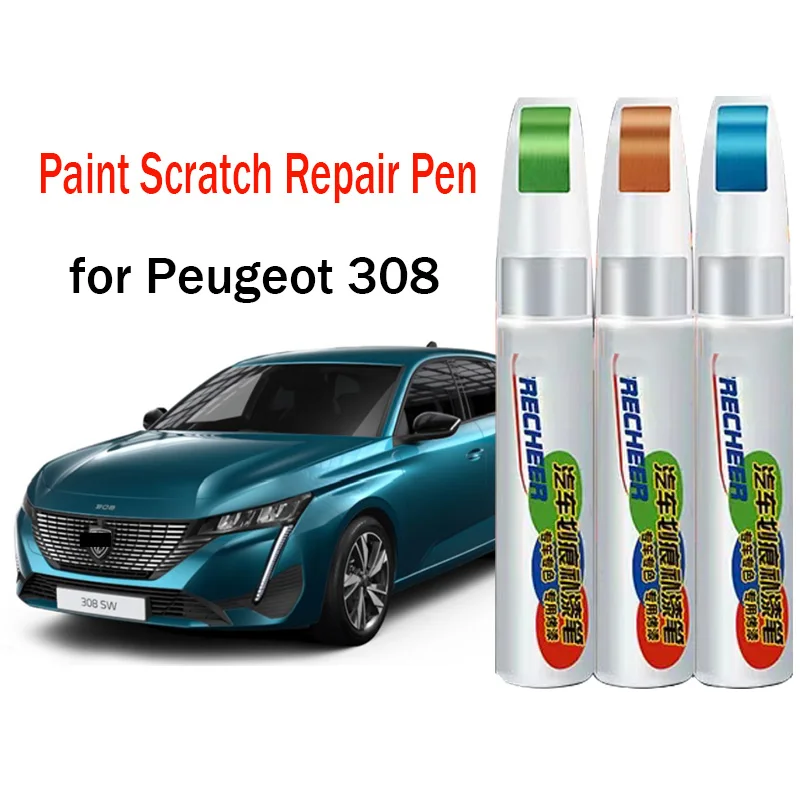 Car Paint Scratch Repair Touch-Up Paint Pen for Peugeot 308 SW GT  Paint Scratch Remover Car Paint Care Accessories