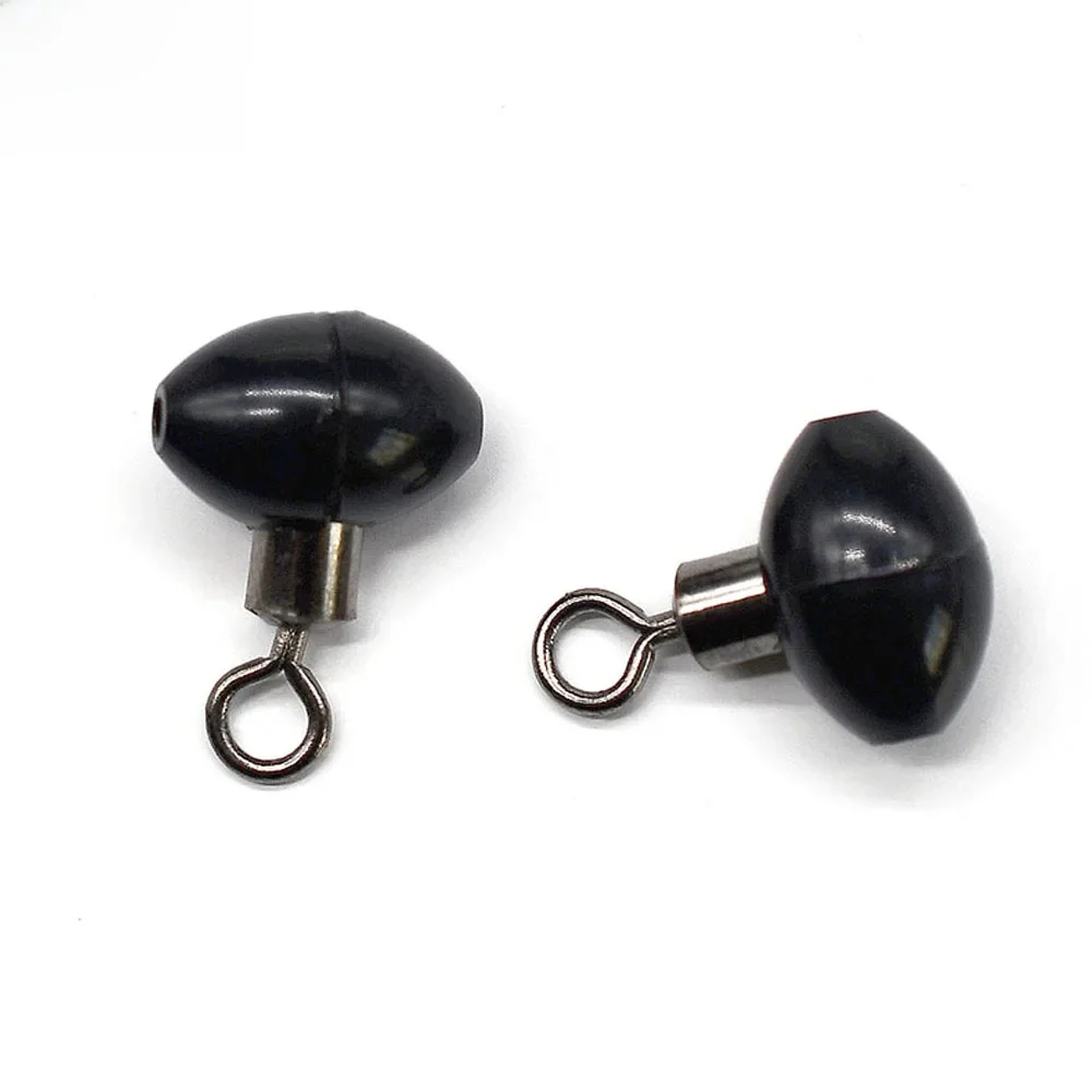 Émerillons croisés et forme de perle en T, poulie, plate-forme market, émerillons roulants, connecteur de hameçons, matériel de terminal de pêche, 10 pièces