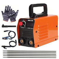 MMA-250 Portable Welding Machine Inverter Arc Welding Machine With Adjustable Current Compact Welding Machine With Tool Storage