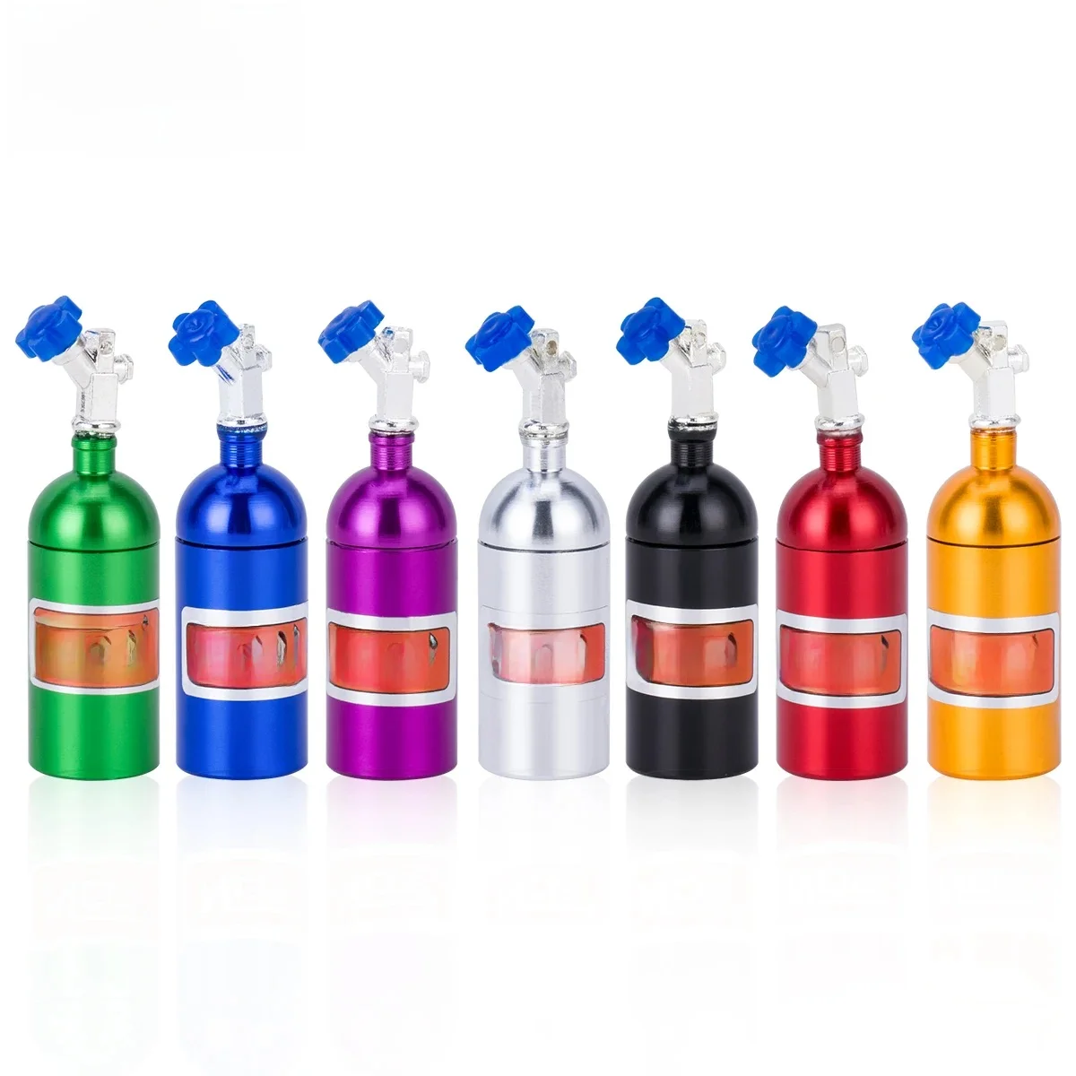 Bouteille d'azote NOS de Simulation en métal pour voiture sur chenilles 1/10 Traxxas RC Axial SCX10 II Traxxas TRX4 Defender, pièces de décoration